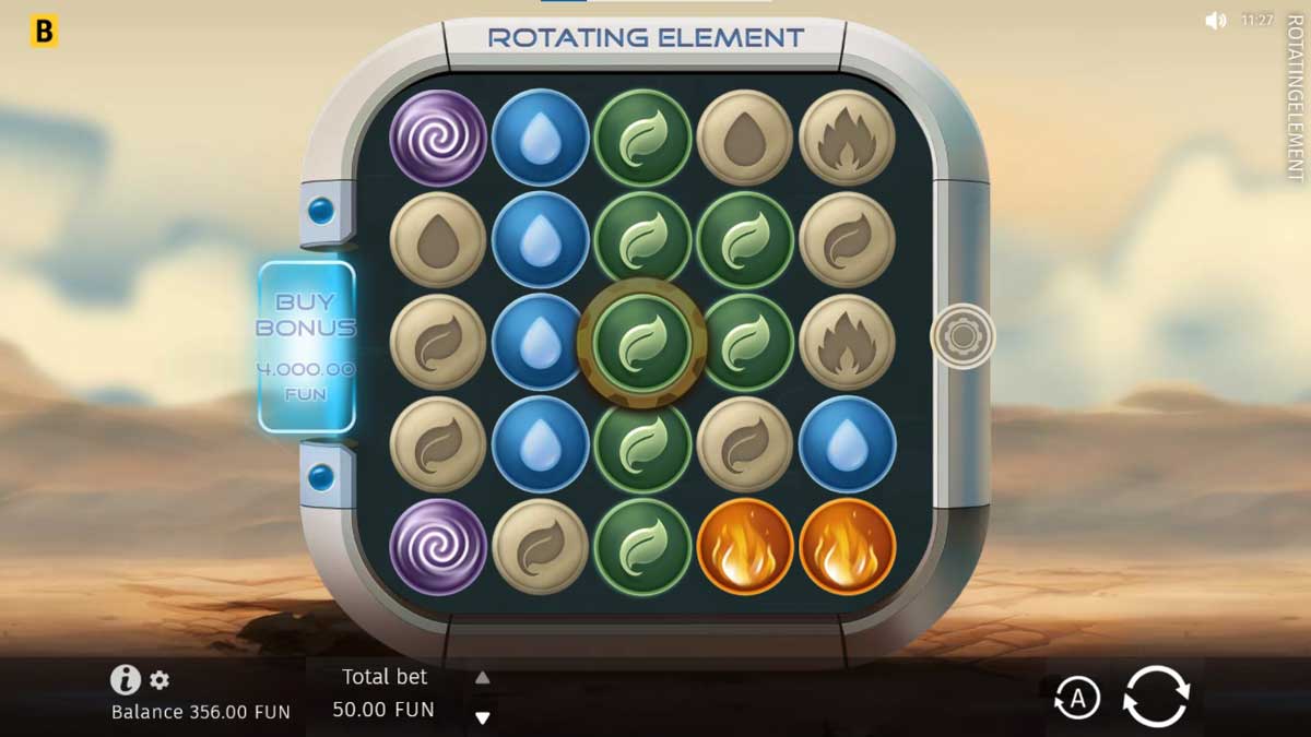 Rotating Element slot machine game