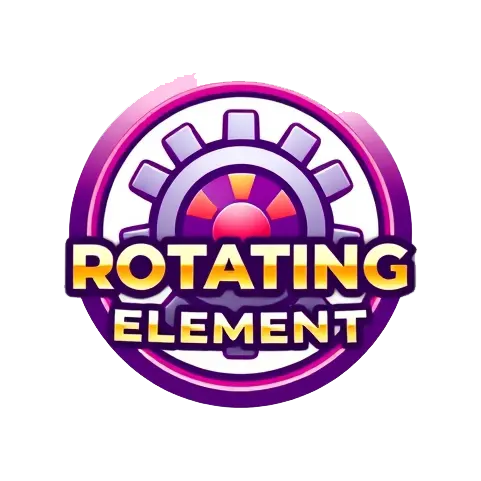 Rotating Element slot machine logo